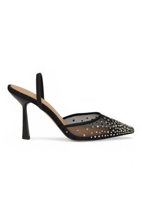 Slingback in rete colore nero NICOL BONNET | 2515-NERO